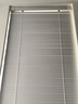 贵品百叶窗帘加厚S型卫生间浴室厨房遮光升降免打孔百叶帘防水 飘花-珍珠白GPL034P 1米*1米 实拍图