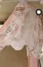 威尔贝鲁【桑蚕丝】睡袋1-3岁婴儿童宝宝前4后2亲肤透气睡衣夏皇家粉M 实拍图