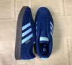 adidas「T头鞋」VL COURT 2.0复古休闲板鞋德训鞋阿迪达斯轻运动 深蓝/浅蓝/树脂黄 (推荐女生选小半码)   37 实拍图