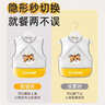 好伊贝（HOY BELL）宝宝围兜辅食吃饭兜儿童罩衣防水反穿衣婴儿围嘴口水兜巾黄色 实拍图