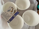 斯凯绨（Sky Top）米饭碗陶瓷面碗骨瓷纯白家用酒店餐具日式碗4.5英寸4件套装 实拍图