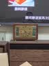 康巴丝实木桌面台钟客厅万年历温湿度座钟黄铜支腿时钟519（33.5*23cm） 实拍图