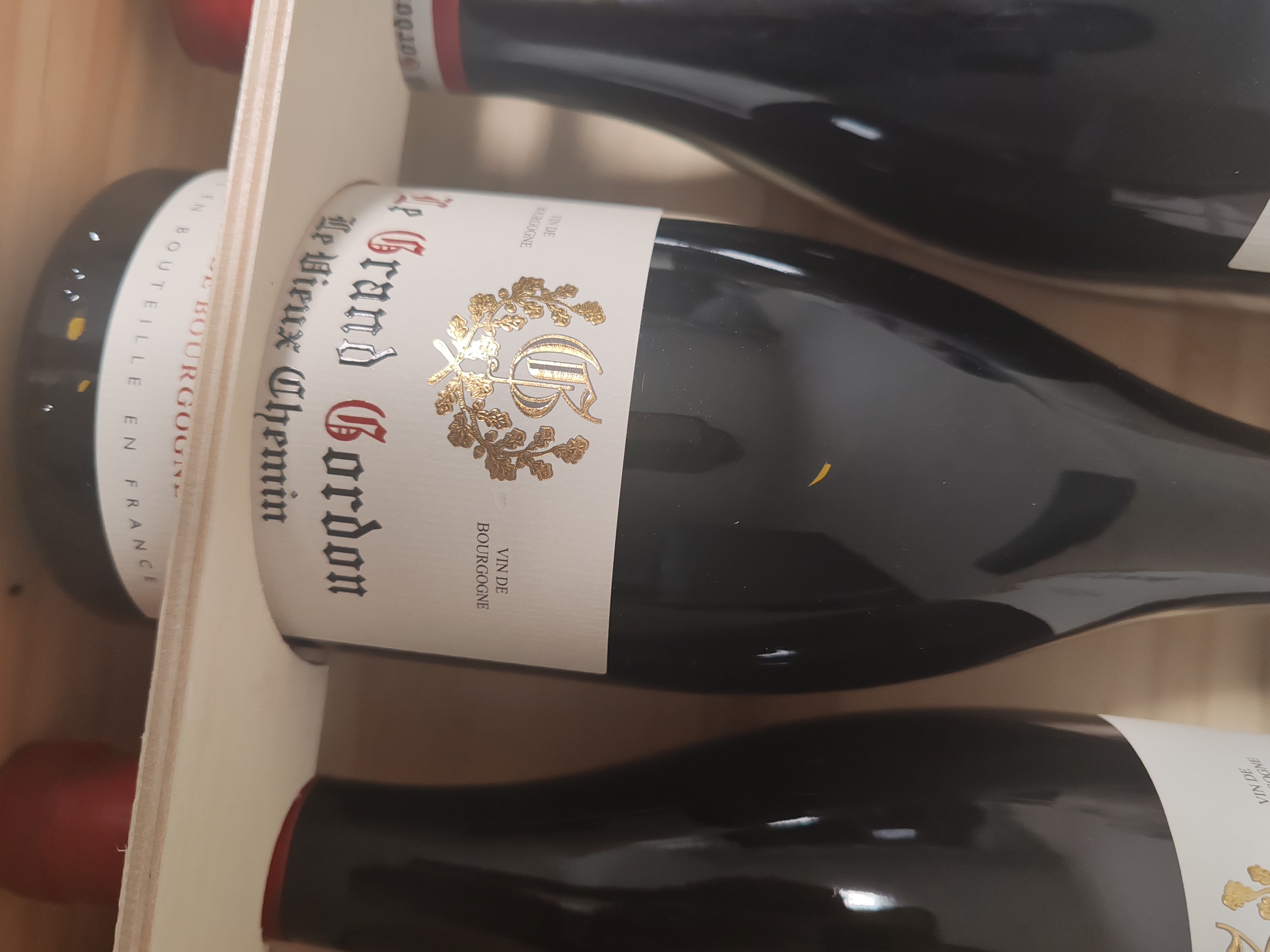 CHATEAU DE HARTES法国进口红酒勃艮第丘AOC黑皮诺干红葡萄酒 送礼礼盒装750ml*6 实拍图