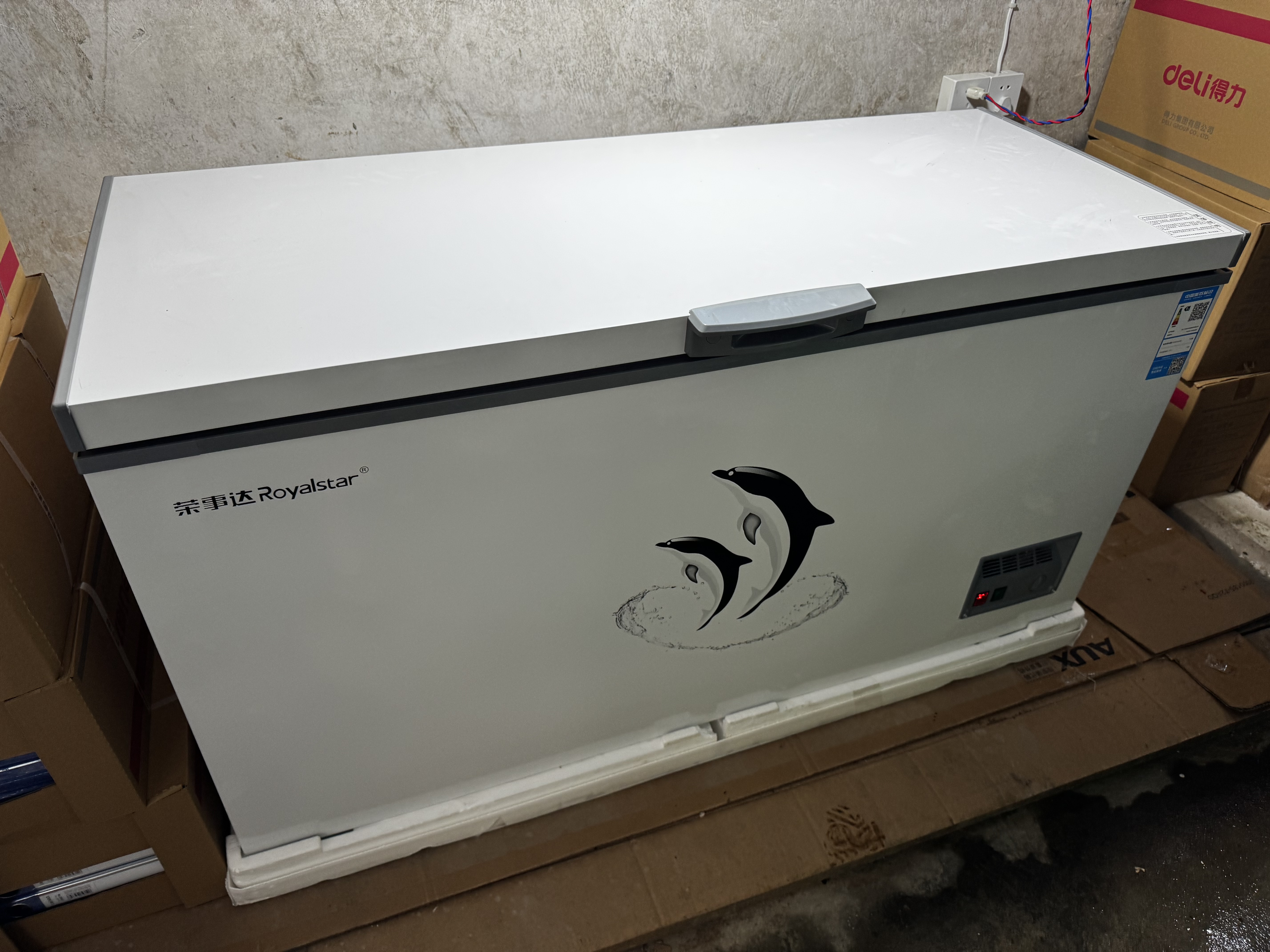 荣事达（Royalstar）冰柜商用大容量全冷冻卧式冰柜家用冷藏冷冻两用冷柜双温商用大冰柜冷冻柜展示柜 【热销 | 588单温微霜】长1.40米 | 机械温控 实拍图