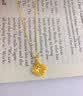 中国黄金（CHINA GOLD）18K金四叶草吊坠女碎冰冰项链女生送老婆女友生日礼物 四叶草吊坠【配925银链】约0.96g 实拍图
