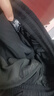 鸿星尔克针织运动裤透气男夏季新款速干吸湿梭织休闲直筒九分裤男士长裤 【梭织速干束脚裤】-正黑-2016 3XL 实拍图