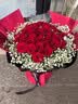 幽客玉品鲜花速递红玫瑰花束表白送女友老婆生日礼物全国同城配送 33朵红玫瑰花束—女王款 实拍图