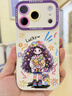 圣图朗新款17苹果16多巴胺女孩iphone15promax可爱14plus手机壳12卡通11高级感XS全包液态硅胶软13防摔套 液态硅胶-捧花女孩-古董白 iPhone 17 pro 实拍图
