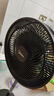 美的（Midea）【超级单品】七叶轻音立式电风扇家用柔风落地扇台式桌面小型风扇大风量节能摇头宿舍电扇 SAF30AB 实拍图