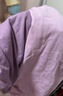 红豆居家睡衣女夏季纯棉休闲短袖短裤女士睡衣可外穿家居服香芋紫170/92A 实拍图