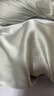 金三塔真丝睡衣女100%桑蚕丝外穿丝滑【清爽凉感】套装居家服七夕礼物 19姆米焦糖红 L 实拍图