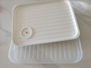 炊大皇 饺子盒1层1盖白 加厚加大收纳盒冰箱保鲜盒食品级冷冻水饺馄饨盒 实拍图