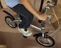 大行（DAHON）折叠自行车14英寸超轻迷你便携小轮男女式单车BYA412  银色 实拍图