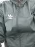 adidas三条纹休闲宽松连帽夹克薄外套女装春夏阿迪达斯官方轻运动 黑色/白   XL 实拍图