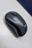 罗技（Logitech）M220 轻音鼠标 无线鼠标 办公鼠标 对称鼠标 带无线微型接收器 灰黑色 实拍图