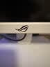 华硕ROG XG27ACMEG-W 27英寸显示器2K电竞显示器2K 240Hz超频260Hz HDR400 G-Sync 0.3ms响应 HDMI 2.1 实拍图