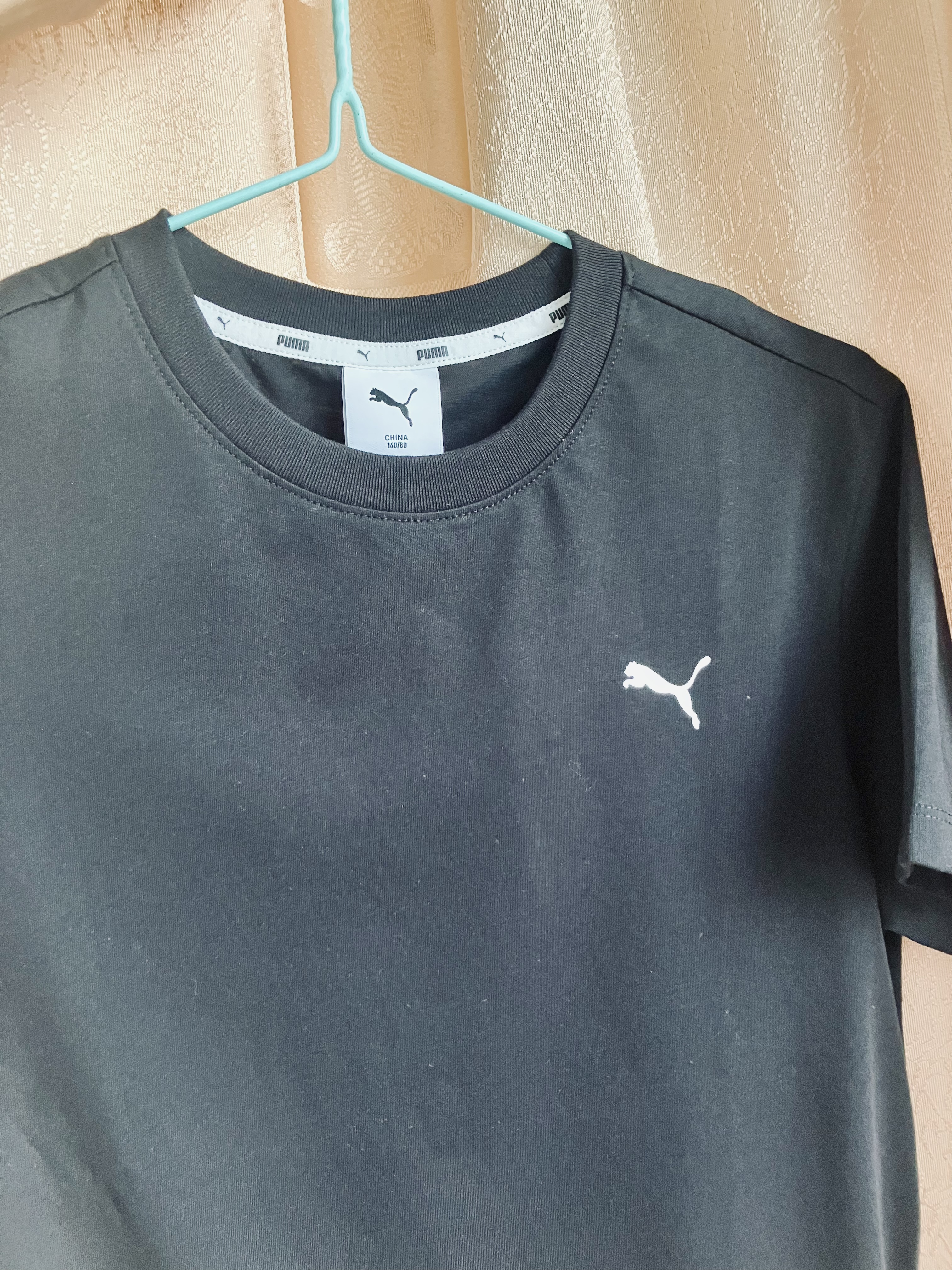 彪马（PUMA）2件装儿童T恤短袖新款童装 白黑色调00319    160    实拍图