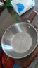 特厚不锈钢平底锅奶锅电磁炉通用不粘锅辅食锅汤锅煮锅蒸锅汤锅 胡桃木锅17cm 实拍图