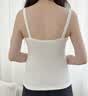 爱宝适哺乳背心吊带孕产妇免穿文胸产后喂奶衣哺乳内衣上衣M506 白色L 实拍图
