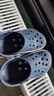 卡骆驰（CROCS）贝雅卡骆班儿童洞洞鞋沙滩鞋男女童包头拖鞋/207018/207019 深蓝色-410 25 (150mm) 实拍图
