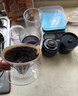 CLITON电动咖啡磨豆机 手摇咖啡豆研磨机手冲手磨咖啡机滤杯手冲壶套装 实拍图