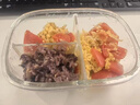 希乐扣Cilock玻璃饭盒可微波炉加热专用饭盒上班带饭餐盒密封分隔保鲜盒食品级 实拍图