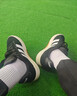 adidas「面包鞋」GRAND COURT BASE 00s休闲低帮板鞋男女阿迪达斯   黑色/白色/树脂黄(推荐女生选小半码)   42.5 实拍图