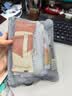MUJI再生聚酯纤维双拉链包收纳袋居家旅行数据线小收纳包网格包零钱包 深灰色/S/长13.5×宽10cm 实拍图