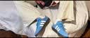 adidas「T头鞋」BARREDA板鞋德训鞋男女阿迪达斯轻运动 粉色/汉玉白/树脂黄   38 实拍图