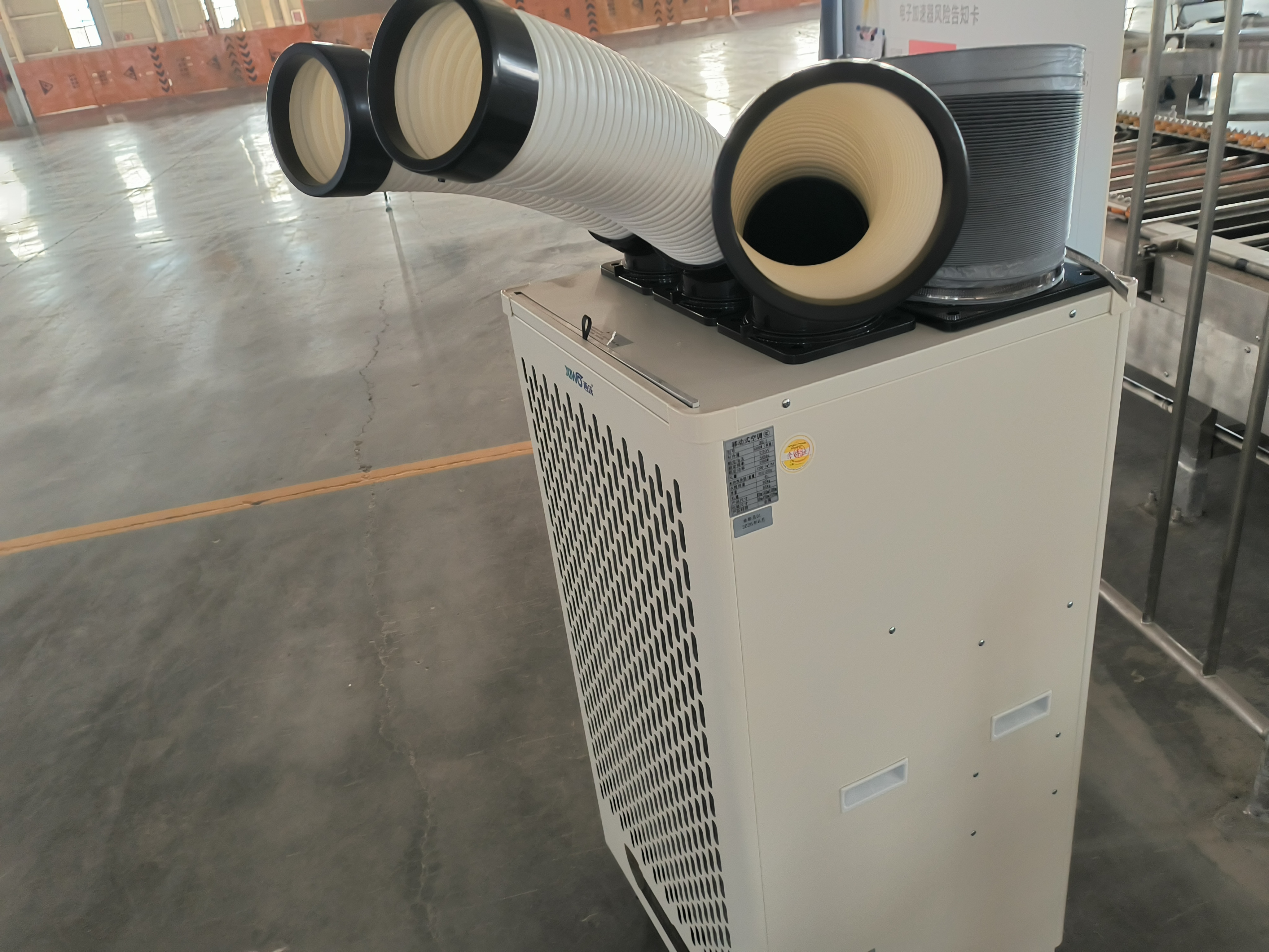 西沃工业移动空调冷气机压缩机制冷风机商用可移动式冷风扇高温岗位机房厨房厂房大空间大风量一体式 3匹6500W 单冷智能WIFI+APP 实拍图