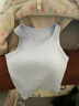 优衣库Bra短背心女装/加杯背心辣妹风带胸垫内搭482197 482197/60浅蓝色 M 实拍图