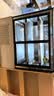 简所凉菜卤菜烧烤展示柜冷藏展示柜熟食保鲜鸭脖展示柜鲜肉保鲜柜商用直冷熟食展示柜三层熟食柜展示柜 拉丝银/直角款-前后开 100*65*123cm 实拍图