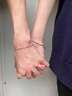 VLIFE莫比乌斯手链男款嘻哈钛钢男士手链小众设计学生情侣手链生日礼物 莫比乌斯  手链 实拍图