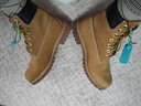 【9成新】添柏岚（Timberland）踢不烂 大黄靴 牛皮防水经典黄靴 10061 小麦色 40码US7   实拍图