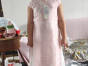 迪士尼女童连衣裙儿童裙子国风汉服夏季新中式中大童公主裙DQ080粉色150 实拍图