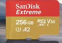 闪迪（SanDisk）256GB TF(MicroSD)内存卡4K极速金卡 A2 V30 U3 兼容大疆Pocket 4/Action 6运动相机 无人机存储卡 实拍图