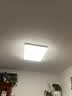 欧普照明（OPPLE）全光谱护眼吸顶灯卧室灯智能照明灯具大瓦数简约大气铭宇4黑方形 实拍图