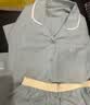 蕉内（Bananain）棉棉301H睡衣男女士纯棉吸湿速干情侣家居服长袖套装空调房夏季 【男士】雾青 XL 实拍图