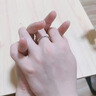 BJYL刻字莫比乌斯环戒指男士开口单身戒子学生食指尾戒高级感生日礼物 实拍图