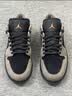 Jordan男休闲鞋乔丹AJ1 AIR JORDAN1摩卡小倒钩运动鞋IB7109-005黑棕43 实拍图