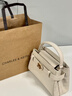CHARLES&KEITH鳄鱼纹凯莉包手提斜挎婚包包女包生日礼物送女友CK2-50270880-1 Ivory象牙色 S 实拍图