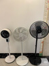 美的（Midea）【超级单品】七叶轻音立式电风扇家用柔风落地扇台式桌面小型风扇大风量节能摇头宿舍电扇 SAF30AB 实拍图