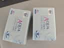 洁云抽纸 AQUA可湿水纸巾4层90抽*12包(加量装)亲肤卫生纸巾 实拍图