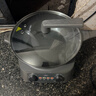美的（Midea）钛陶电炒锅 电蒸锅宿舍煮锅炒菜专用分体式家用多功能一体电火锅煎锅5.5L多用途锅HCG3218S配蒸笼 实拍图