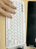罗技（Logitech）时尚系列K390无线蓝牙键盘 超薄便携  K380升级版 白色 79键 实拍图