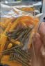 鱼式塑料膨胀管塑胶墙塞胀塞胶塞锚栓小黄鱼膨胀螺丝螺钉6/8/10mm M6*60【100套】配碳钢螺丝 实拍图