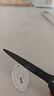 得力（deli）办公剪刀黑刃防锈中号180mm文具剪子快递刀裁缝剪刀家用生活手工剪纸刀办公用品 黑色6009-S 实拍图