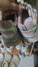 骆驼（CAMEL）银月户外老爹鞋厚底休闲鞋 L24A283742G 米/金/粉(女款内增高) 36 实拍图