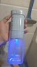 奇异鸟（KIWIBIRD）冲牙器牙齿冲洗器灭菌便携洗牙器水牙线正畸专用口腔清洁神器生日礼物 星耀灰｜透明水箱｜ 3支喷头 实拍图