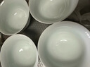 景德镇（jdz）陶瓷饭碗影青瓷餐具套装无铅高温瓷碗碟面碗汤盘乔迁洗碗机可用 流影饭碗（十只装） 实拍图